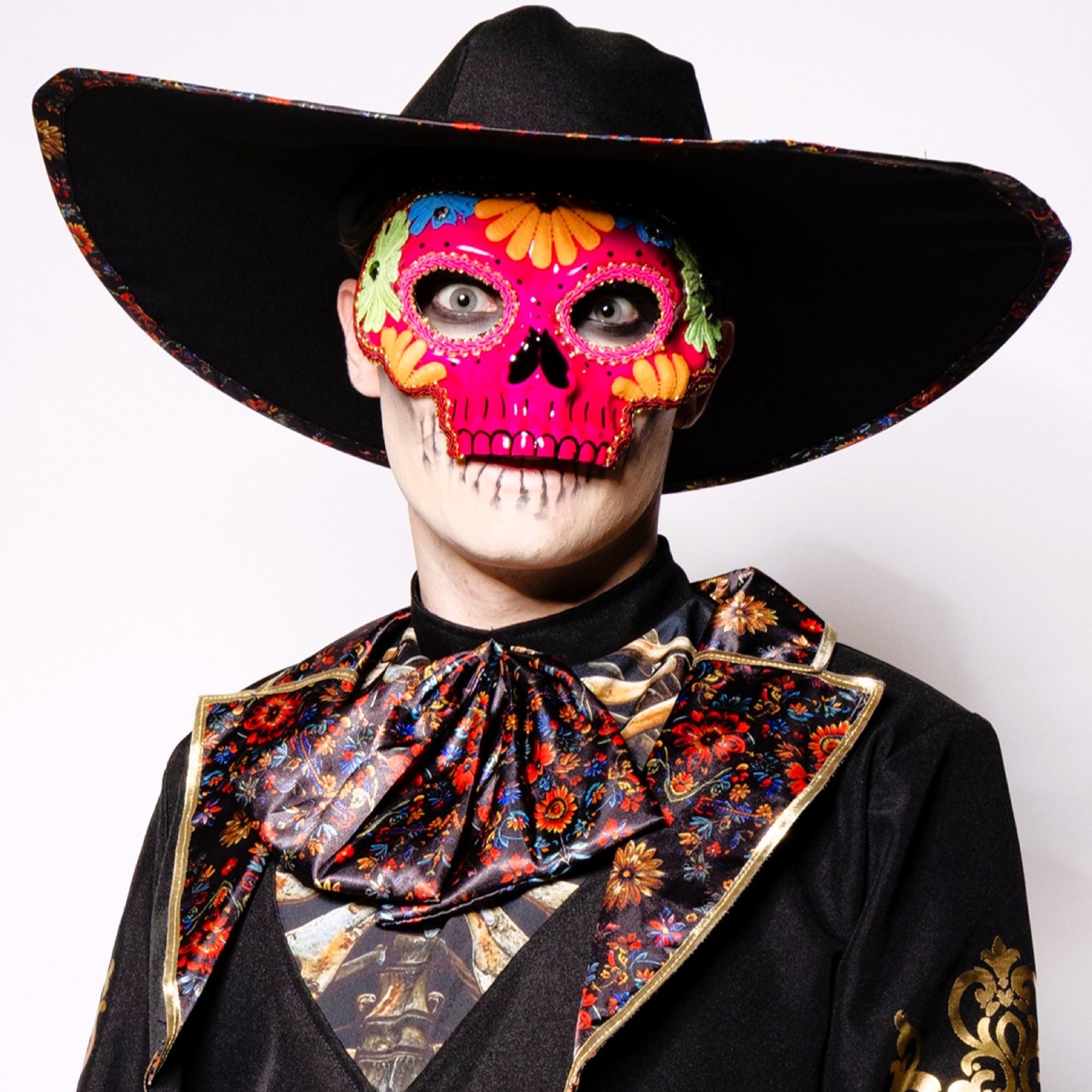 Sugar Skull Mask, Pink