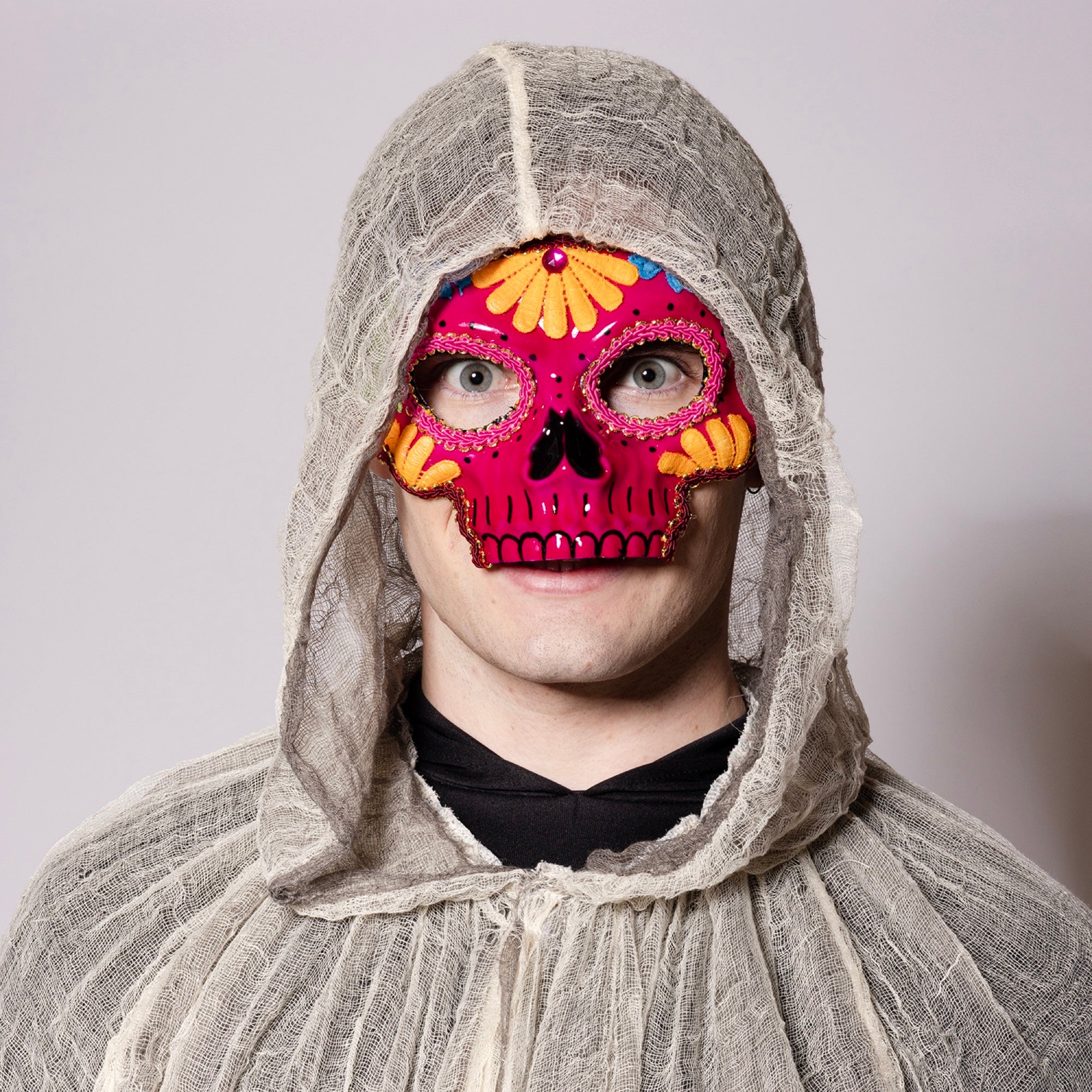 Sugar Skull Mask, Pink
