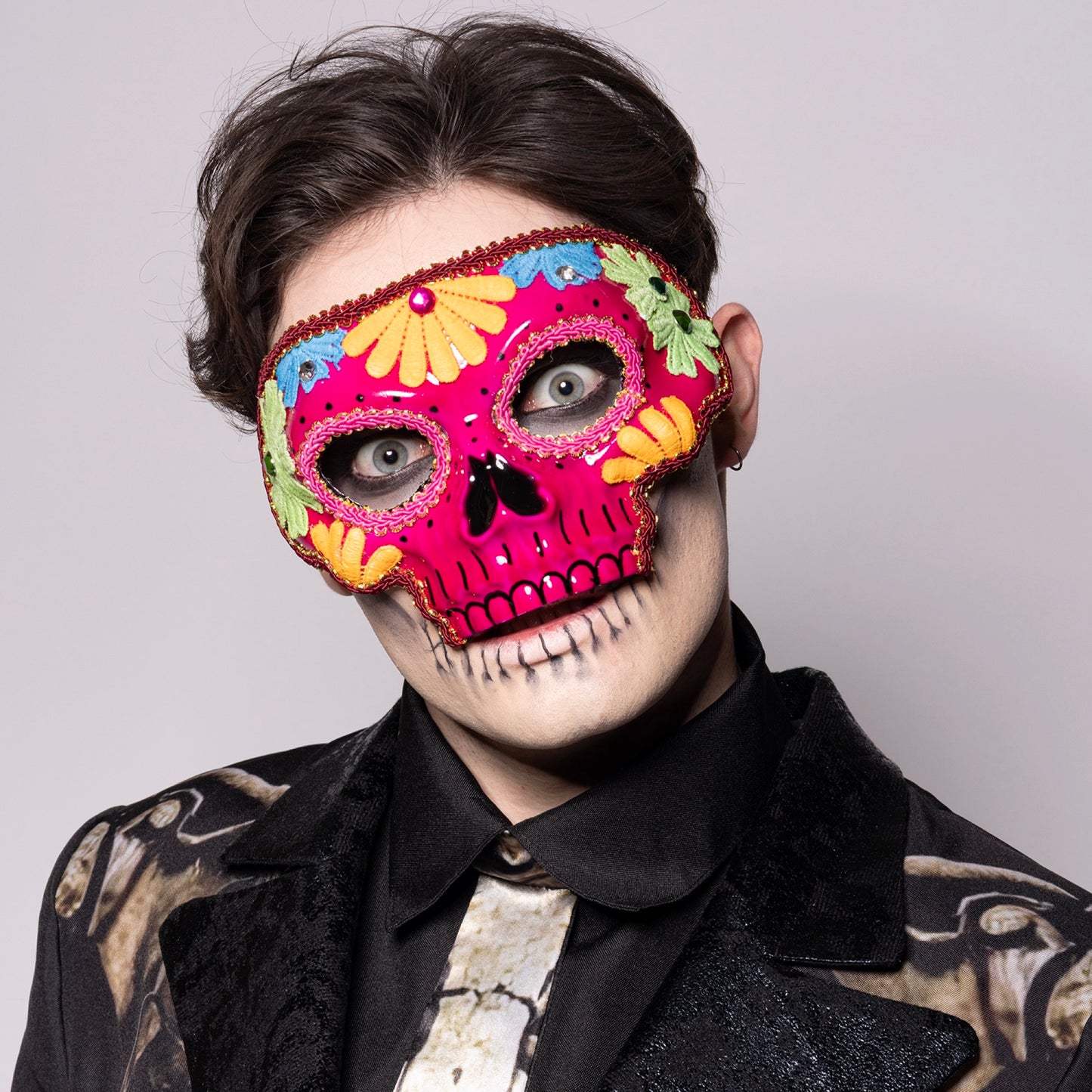 Sugar Skull Mask, Pink