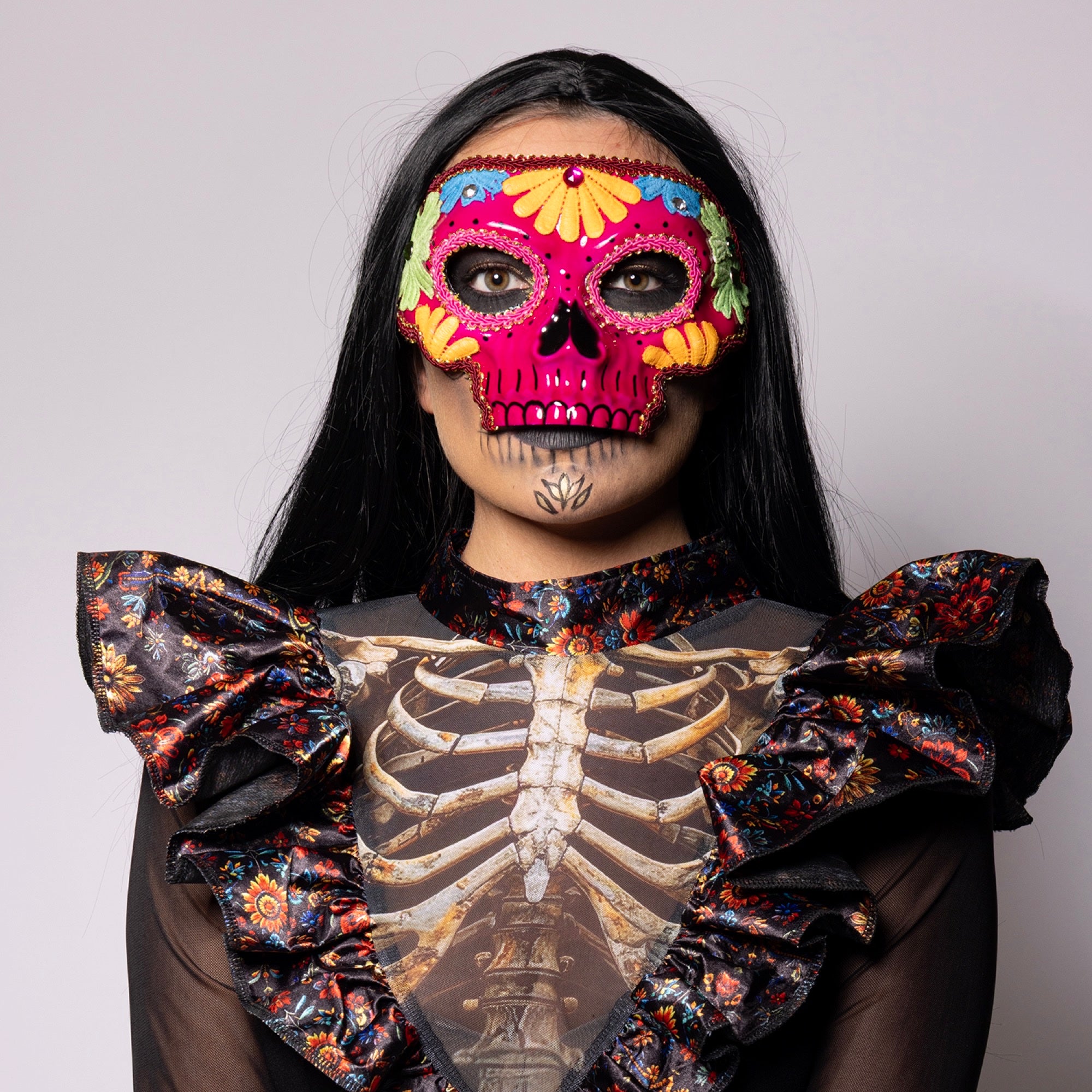 Sugar Skull Mask, Pink