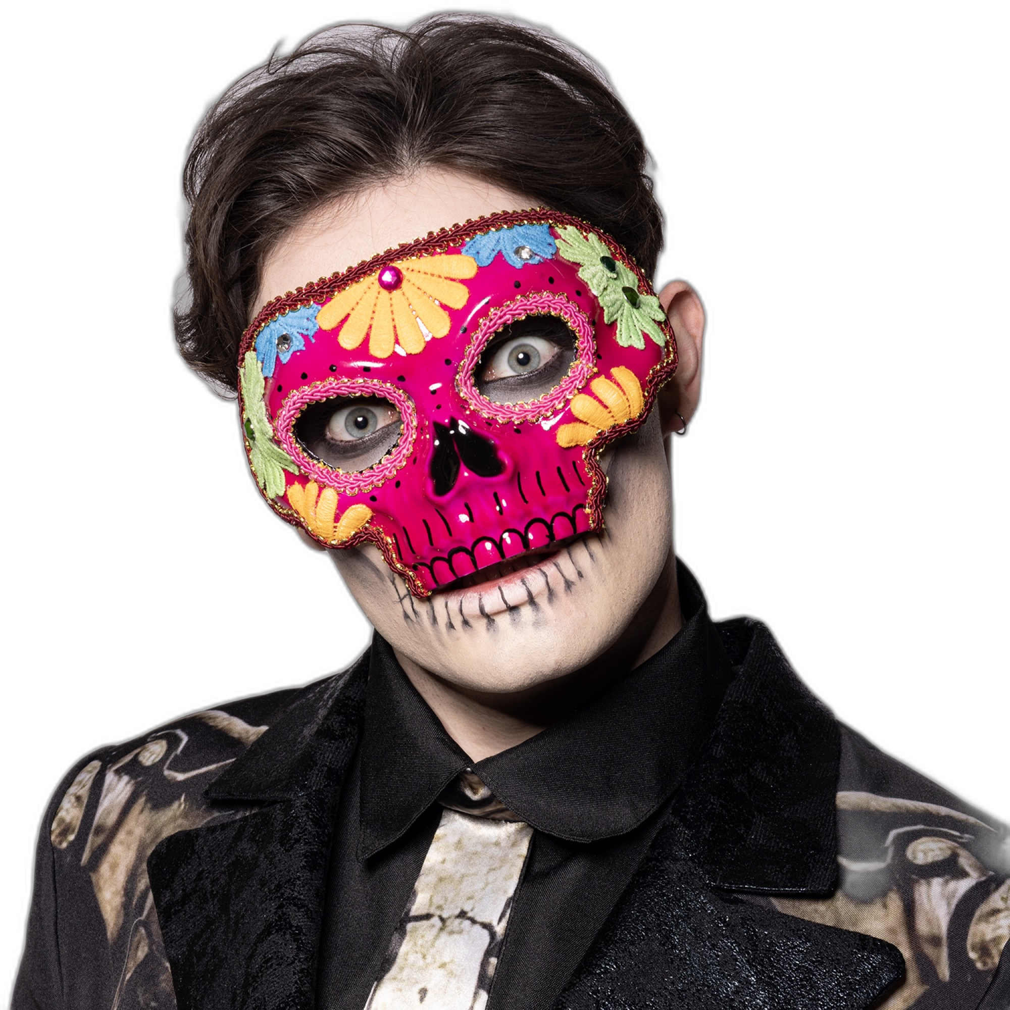 Sugar Skull Mask, Pink