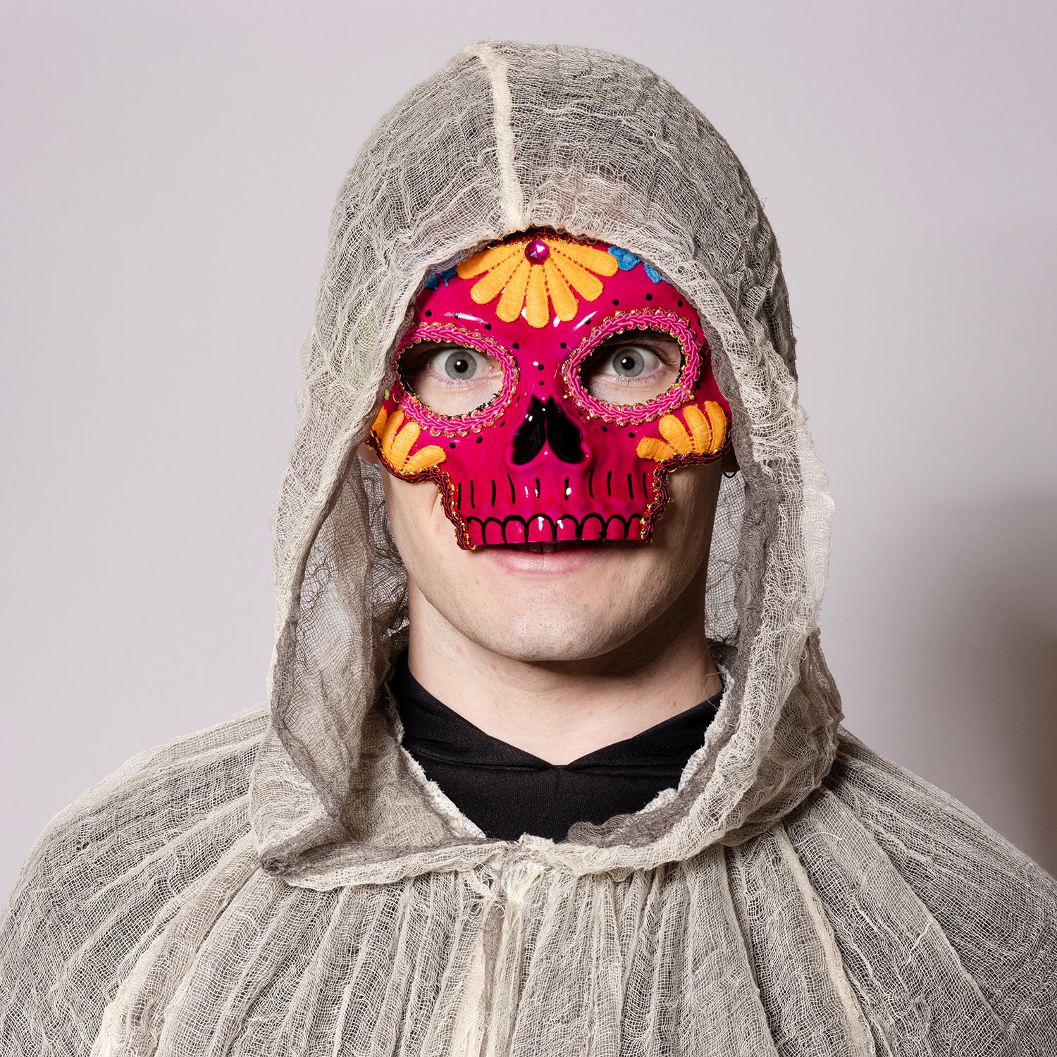 Sugar Skull Mask, Pink