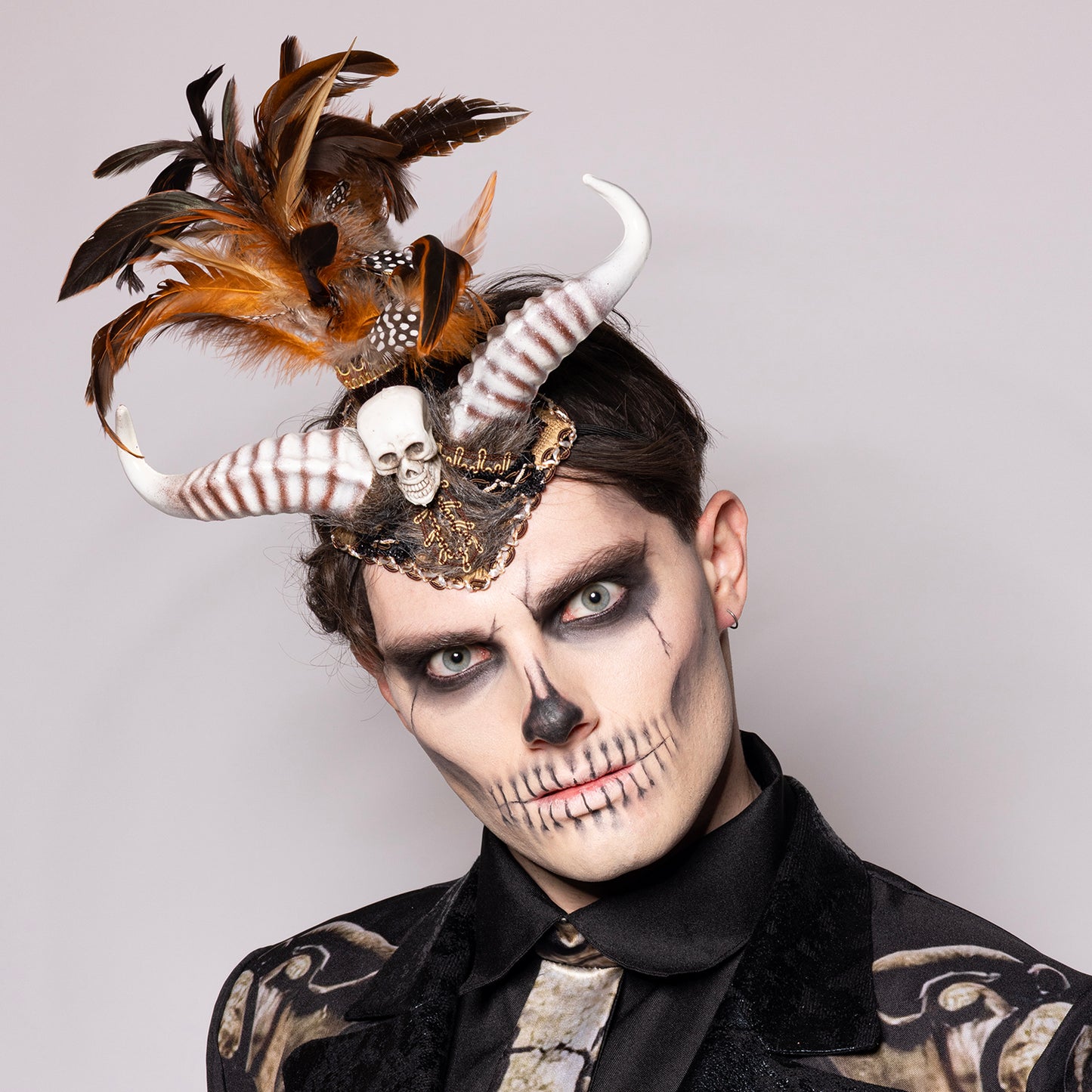 Headdress, Voodoo, Horned Mohawk