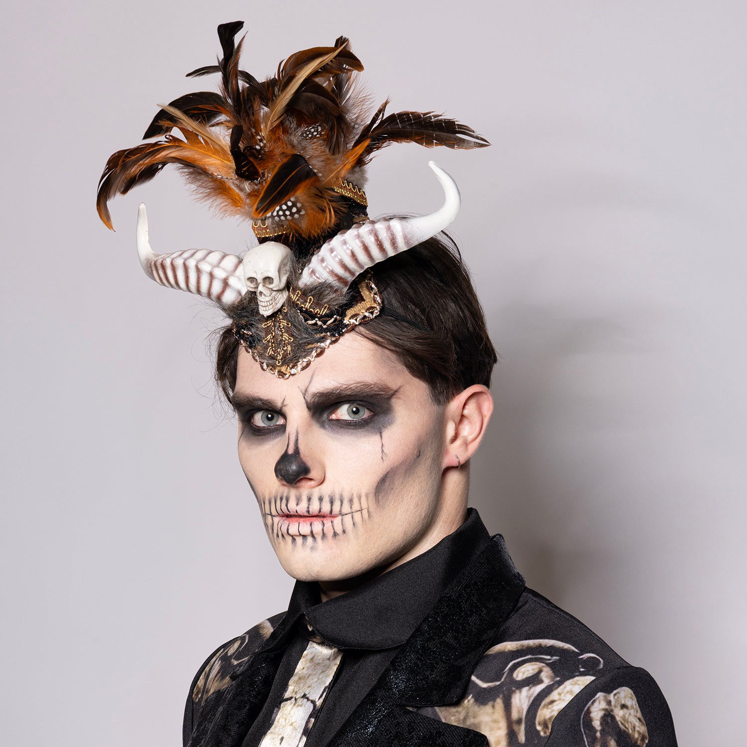 Headdress, Voodoo, Horned Mohawk