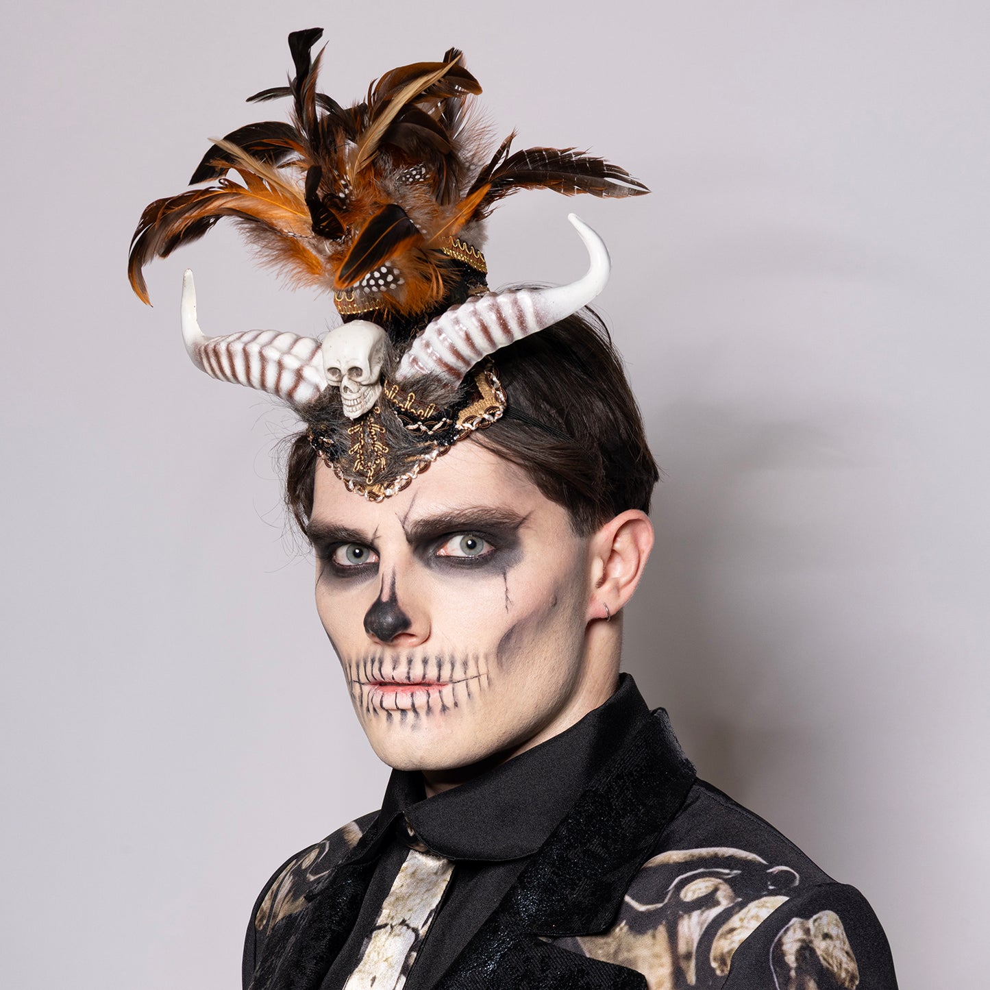Headdress, Voodoo, Horned Mohawk